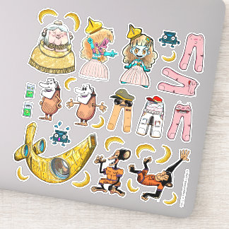 Sticker Amusants Colorful Kids Comic Scrapbooking Caractèr