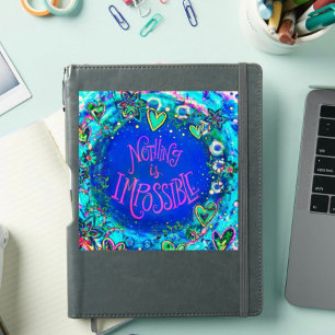 Sticker Amusement Rien n'est impossible Motivation Inspiri