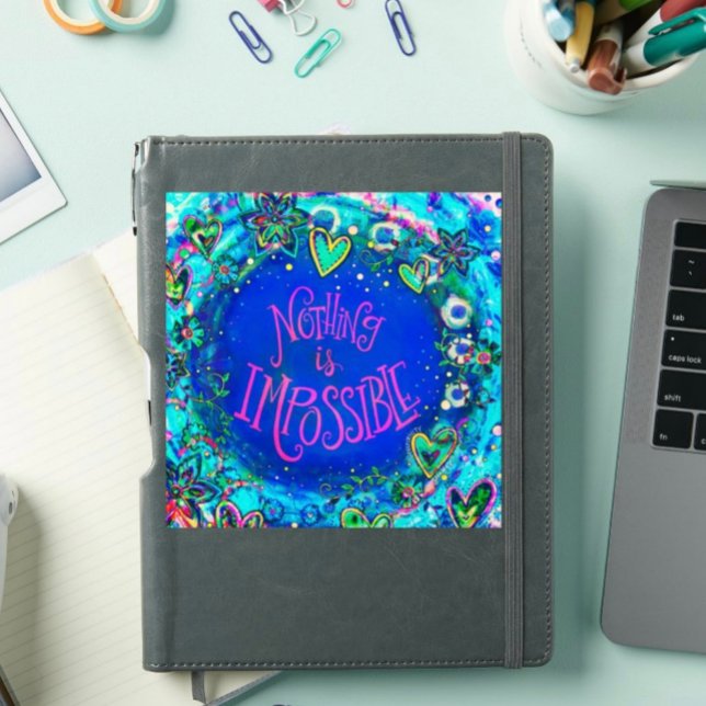 Sticker Amusement Rien n'est impossible Motivation Inspiri (Créateur téléchargé)