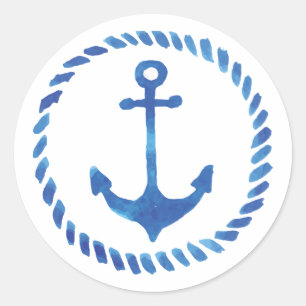 Sticker Ancre aquarelle