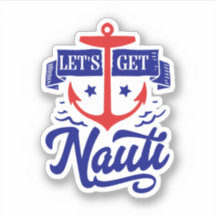 Sticker Ancre nautique