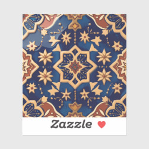 Sticker Andalou Maure Zellige Carrelage Motif - Alhambra