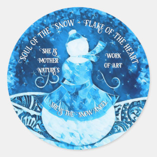 Sticker Angel Neige
