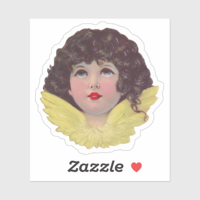 Sticker Angel victorien (Feuille)