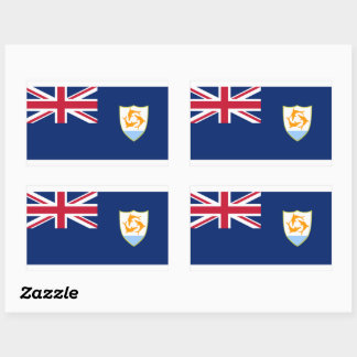 Sticker Anguila Flag