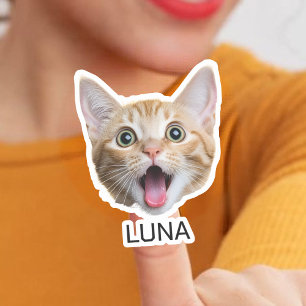 Sticker Animal de compagnie de chien de chat personnalisé 