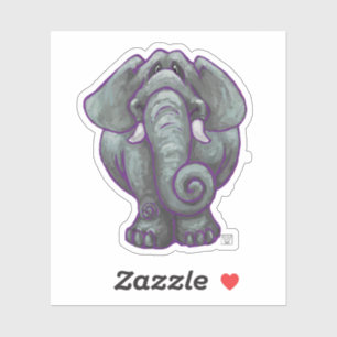 Sticker Animal Parade Peint Eléphant