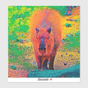 Sticker AnimalColor_Capybara_011