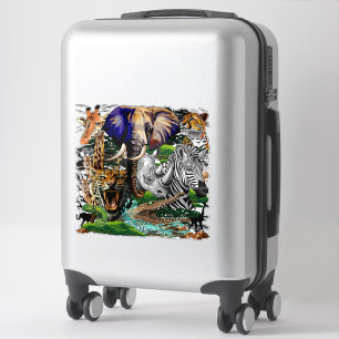 Sticker Animaux sauvages de la Savane africaine