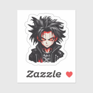 Sticker Anime Gothic Boy