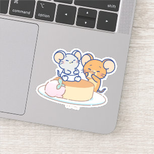Sticker Anime Tuffy et Jerry Cheesecake