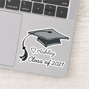 Sticker Année de diplôme Nom personnalisé Personnalisé