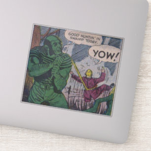 Sticker Années 1970 Bande-dessinée d'horreur de l'âge d'or