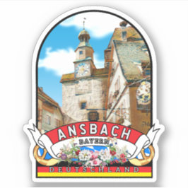 Sticker Ansbach Vintage souvenir
