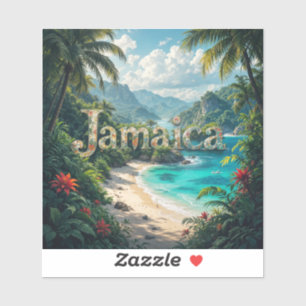 Sticker anse jamaïcaine