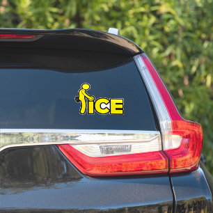 Sticker Anti ICE m*rde ICE Anti Expulsion résiste voiture