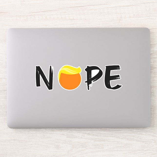 Sticker Anti-Trump - Nope Edition II (Ordinateur)
