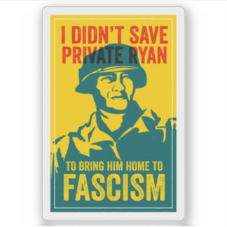 Sticker ANTIFA POSTER: Saving Private Ryan | 
