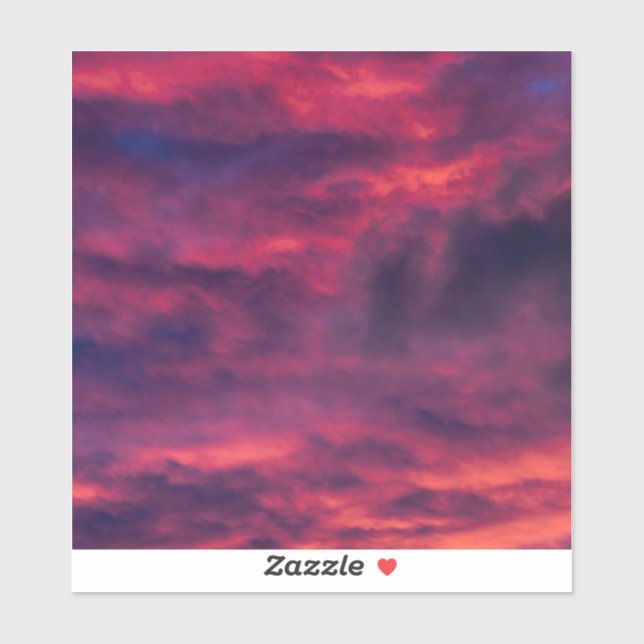 Sticker août rouge (Feuille)