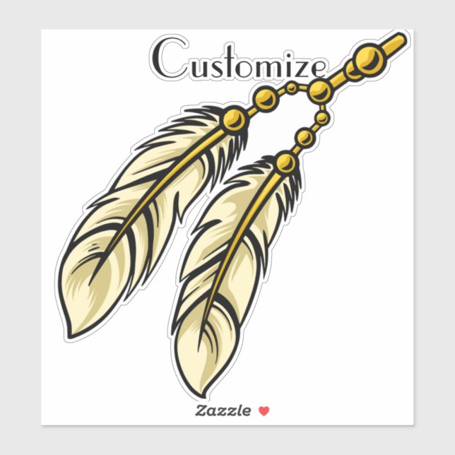 Sticker Apache Feathers Thunder_Cove (Feuille)