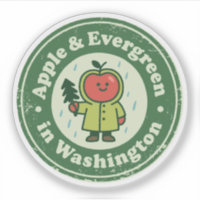 Apple & Evergreen_ Washington Inspiré de la Nature