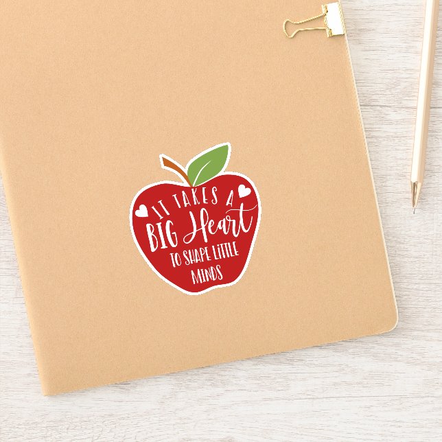 Sticker Apple pour enseignant (Carnet)