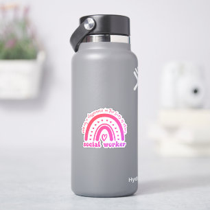 Sticker Appréciation des travailleurs sociaux et cadeaux d