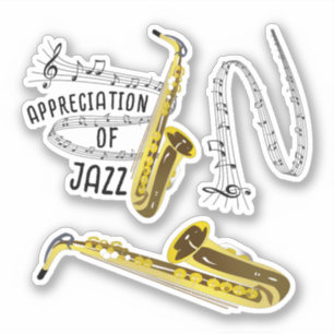 Sticker Appréciation internationale du jazz