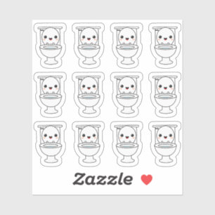 Sticker Apprentissage de la propreté Enfants Toilette Réco