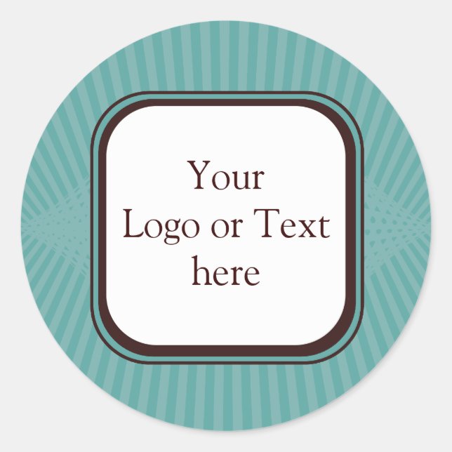 Sticker Aqua Spring Rays (Devant)