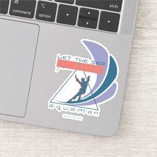 Sticker Aquaman Laissez La Mer Vous Libérer