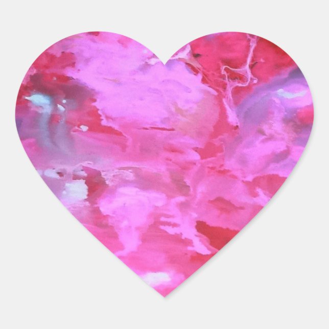 Sticker " Aquarell" pink (Vorderseite)