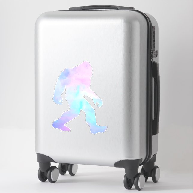 Sticker Aquarelle Bigfoot (Sur valise)