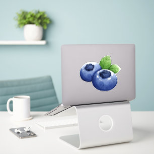 Sticker Aquarelle Blueberry
