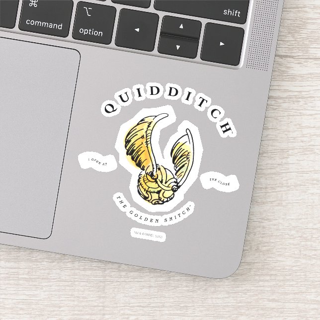 Sticker Aquarelle Golden Snitch (Détail)