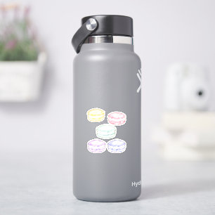 Sticker Aquarelle Macarons français