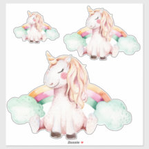 Aquarelle Whimsical Unicorn Set
