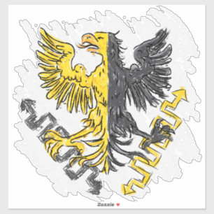 Sticker Aquila et Fulmen