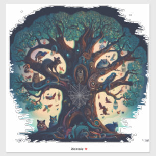 Sticker Arbre De Vie De Chêne De La Mère