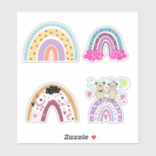 Sticker arc-en-ciel