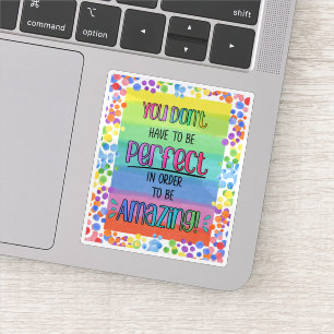 Sticker Arc-en-ciel Inspirationnel parfaitement Extraordin