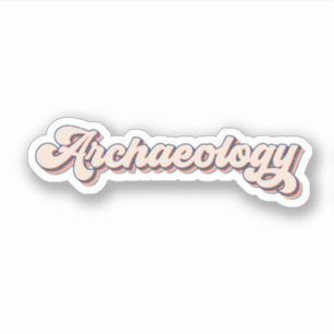 Sticker Archéologue, Archéologie, Dire