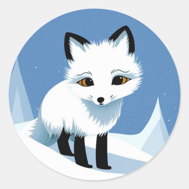 Sticker Arctic Fox (Devant)