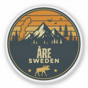 Sticker Åre, Suède Sverige