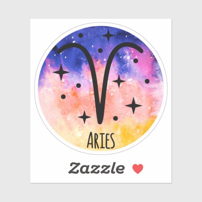Sticker Aries (Feuille)