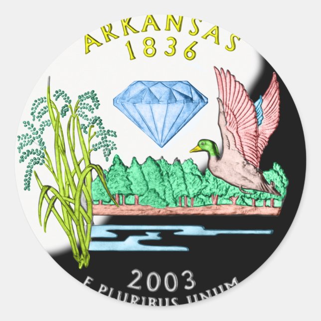 Sticker Arkansas (Devant)