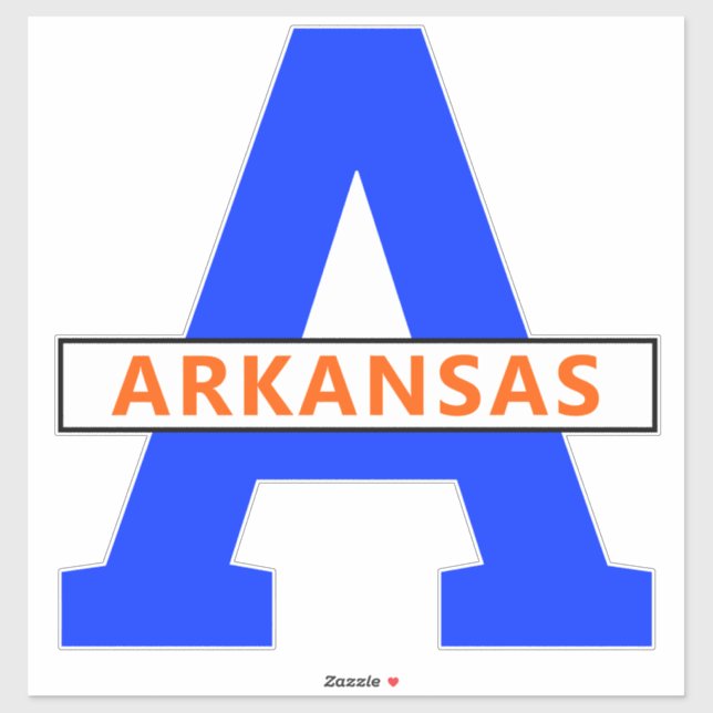 Sticker Arkansas (Feuille)