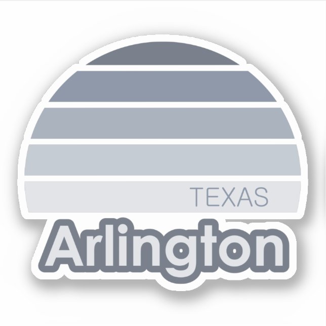 Sticker Arlington Texas (Devant)
