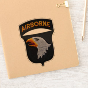 Sticker Armée 101e ABN DIV hurlant Aigles Contour