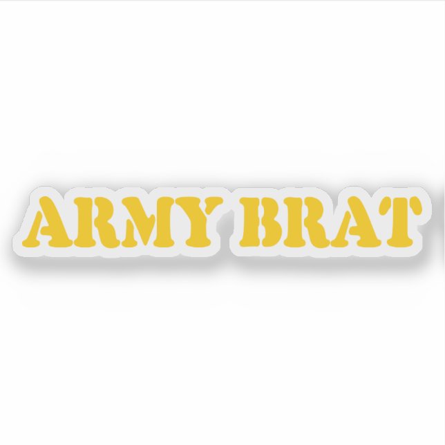 STICKER ARMÉE BRAT (Devant)